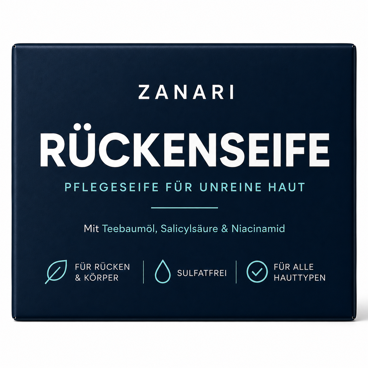 Zanari Rückenseife gegen Akne
