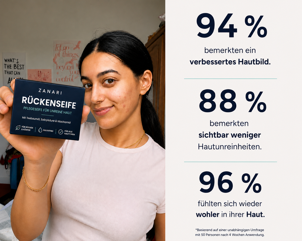 Zanari Rückenseife gegen Akne