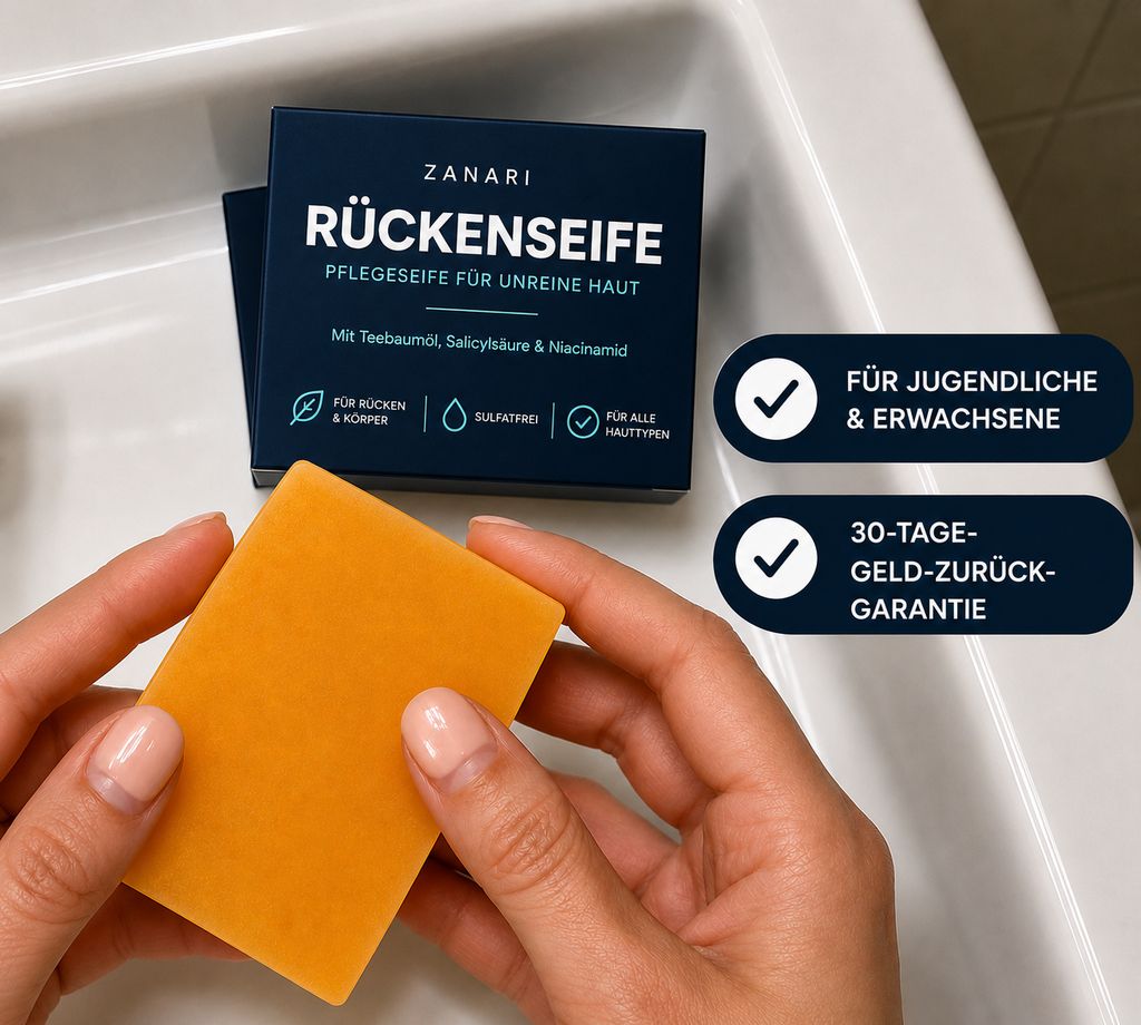 Zanari Rückenseife gegen Akne